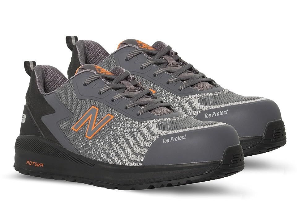 New Balance Work & Safety Speedware Comp Toe EH PR SR Men's Shoes Grey/Orange : 12 EE - Wide, Leather - Bellso